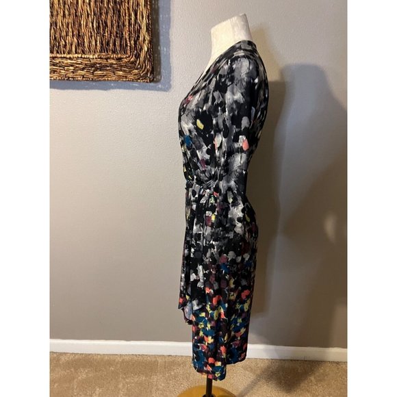 BCBGMaxAzria Sondra Dress S Small Wrap Stretch Career Church Washable - Picture 5 of 9